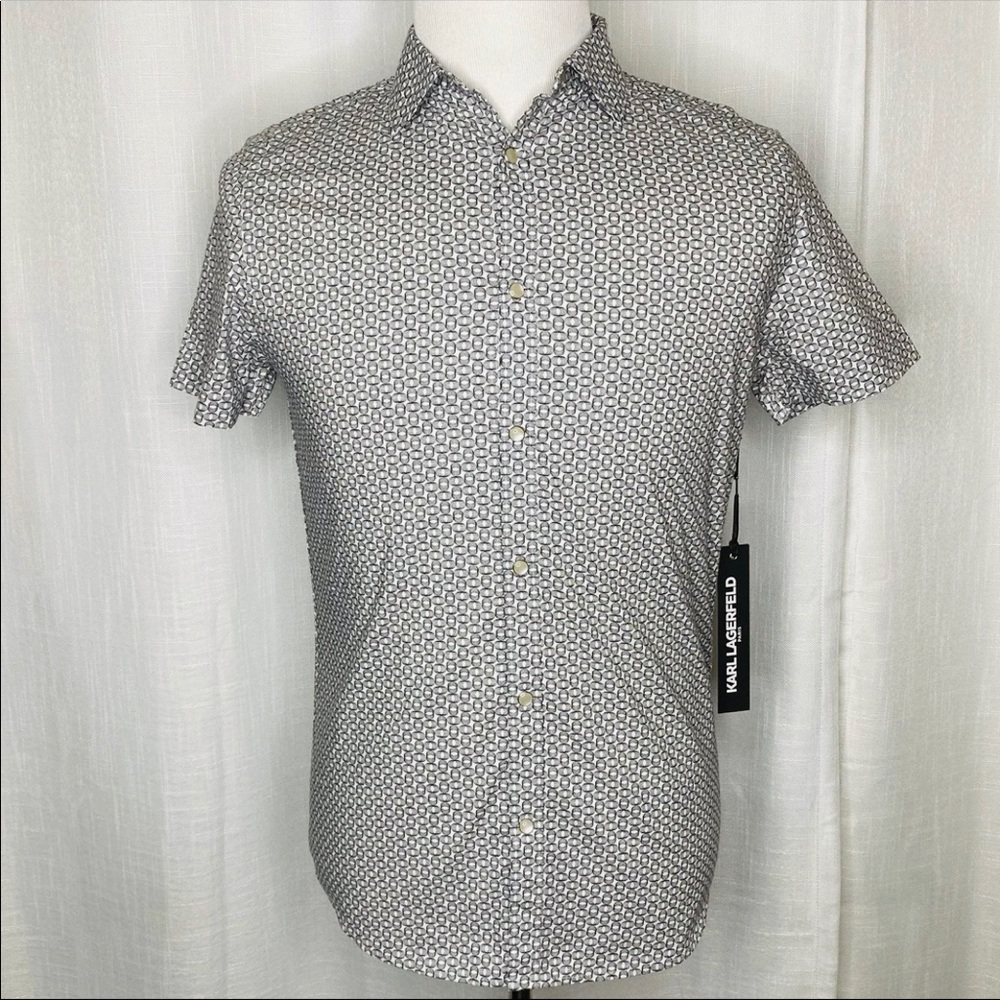 Karl Largerfeld Mens Button Up Shirt